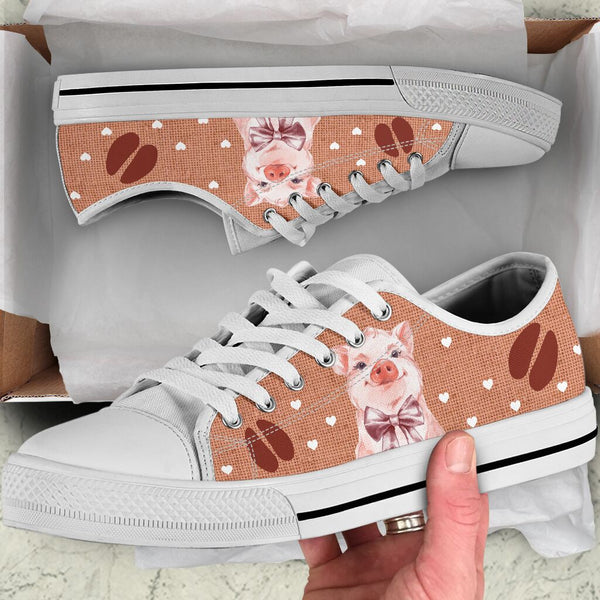 Pig Heart Low Top  Shoes