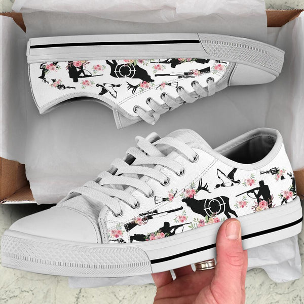 Low Top - Hunting - Flower Style Shoe - Love Love Top Shoes