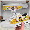 Dog Paw Rose Yellow - Low Top Shoe - Love Love Top Shoes