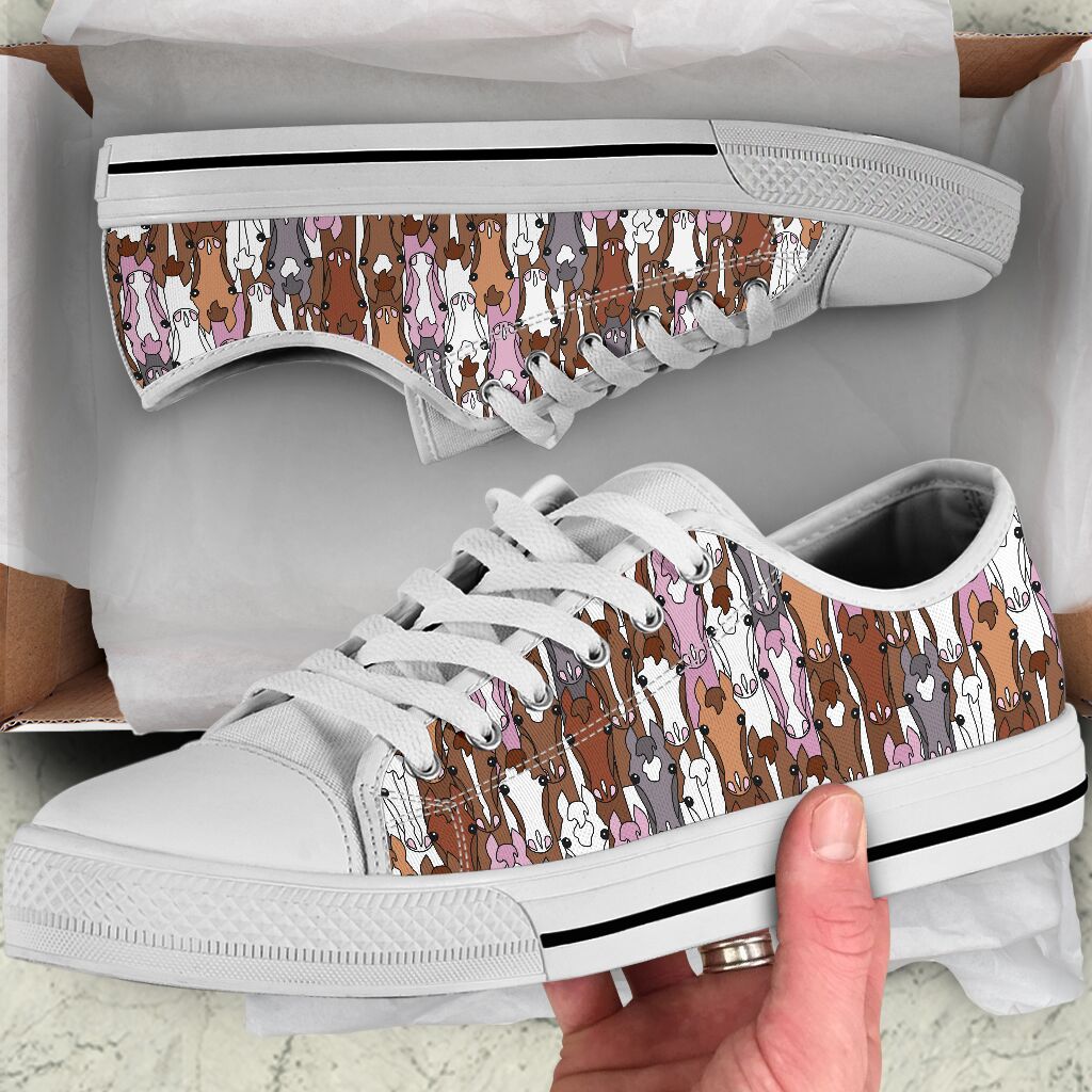 Horse Draw Colors Low Top -  Shoes