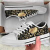 Elephant Gold Floral - Low Top Shoe - Love Love Top Shoes