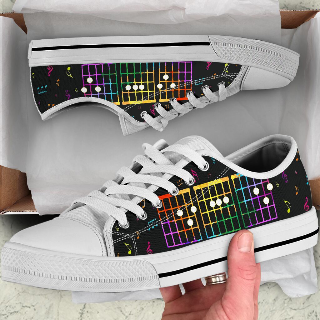 Guitar Color - Low Top Shoe - Love Love Top Shoes