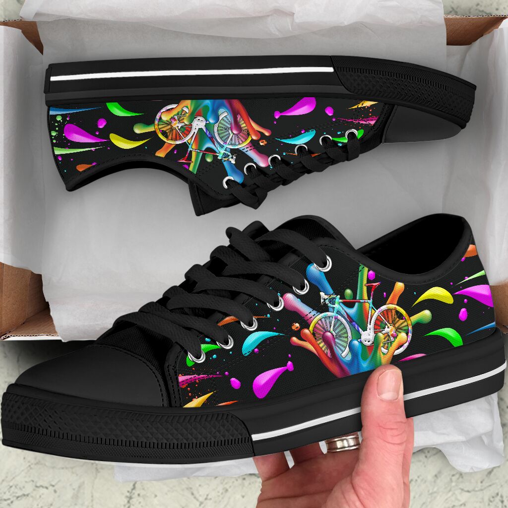 Cycling Color Splash - Low Top Shoe - Love Love Top Shoes