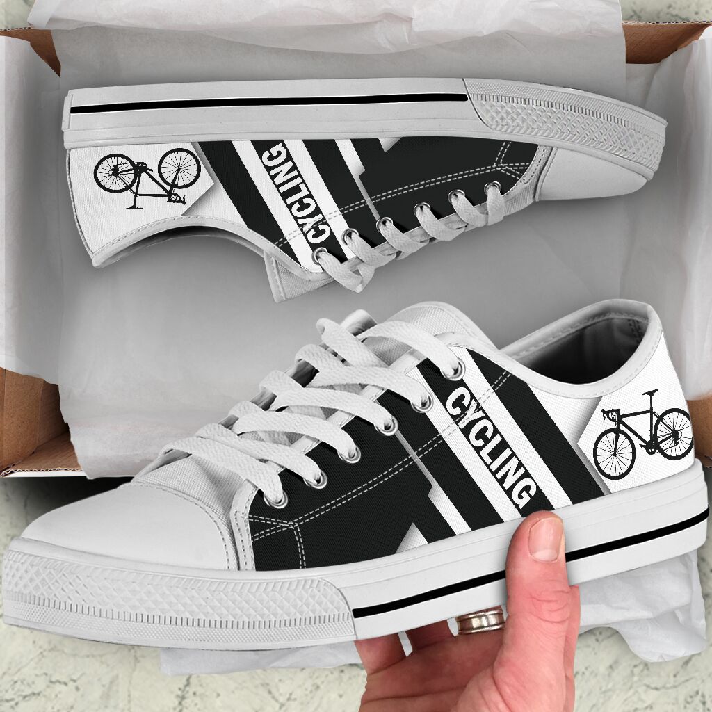 Cycling Black Line - Low TopShoe - Love Love Top Shoes