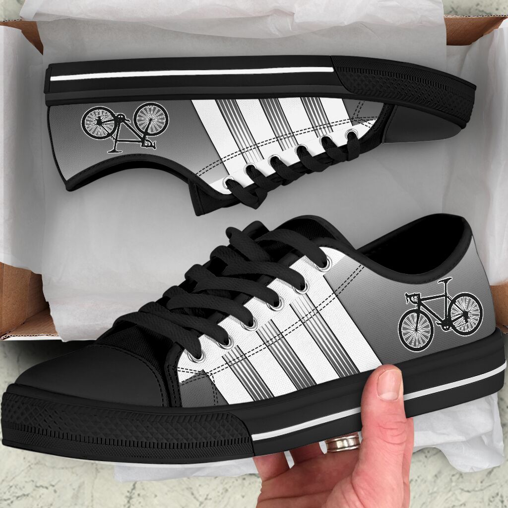 Cycling 4 Stripes - Low Top Shoe - Love Love Top Shoes