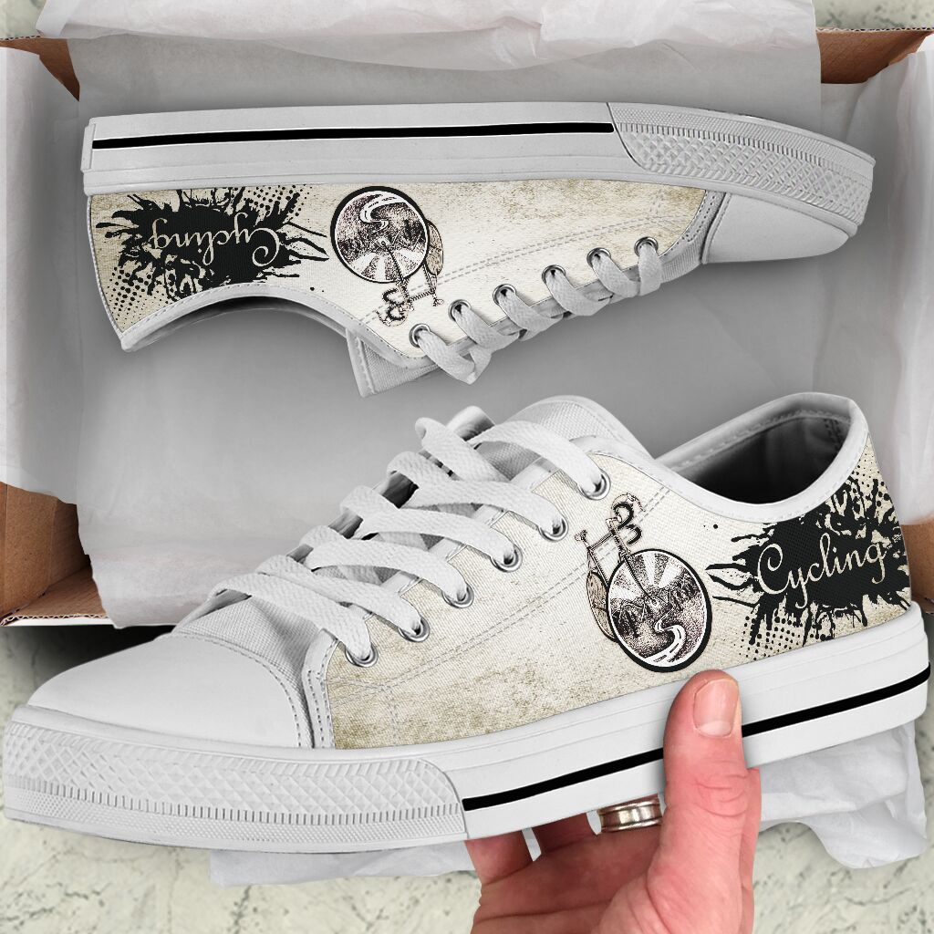 Cycling Vintage- Low Top Shoe - Love Love Top Shoes