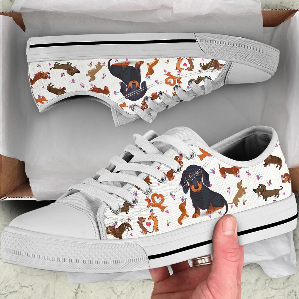 Dachshund Low Top - Dt04 Shoe - Love Love Top Shoes