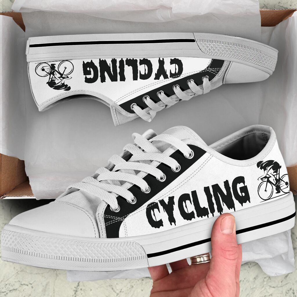 Cycling White - Low Top Shoe - Love Love Top Shoes