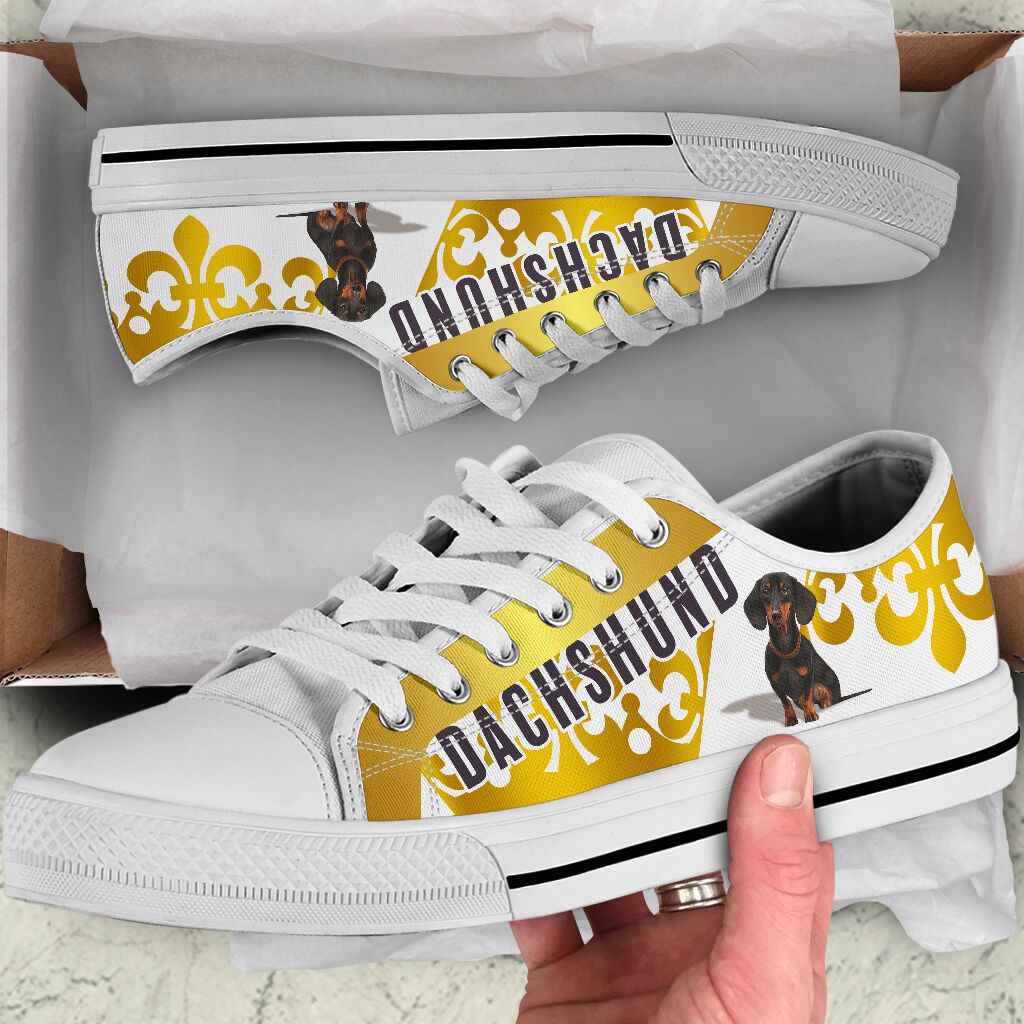 Dachshund Crown - Low Top Shoe - Love Love Top Shoes