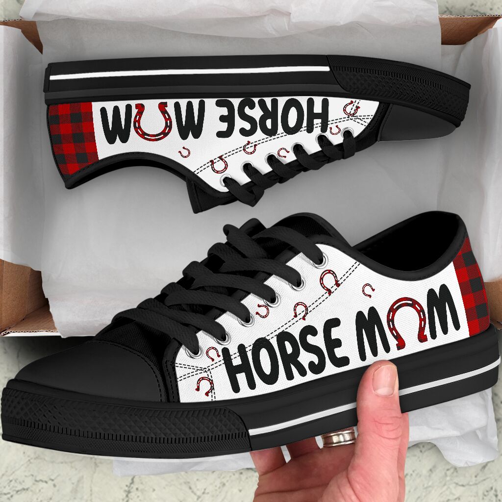 Horse Mom Paid Low Top  Shoes