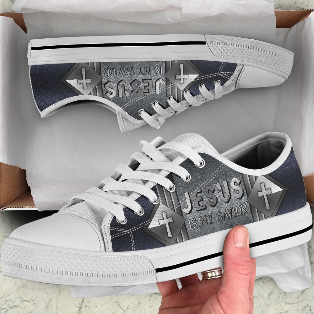 Jesus Is My Savior Lowtop Shoe - Love Love Top Shoes