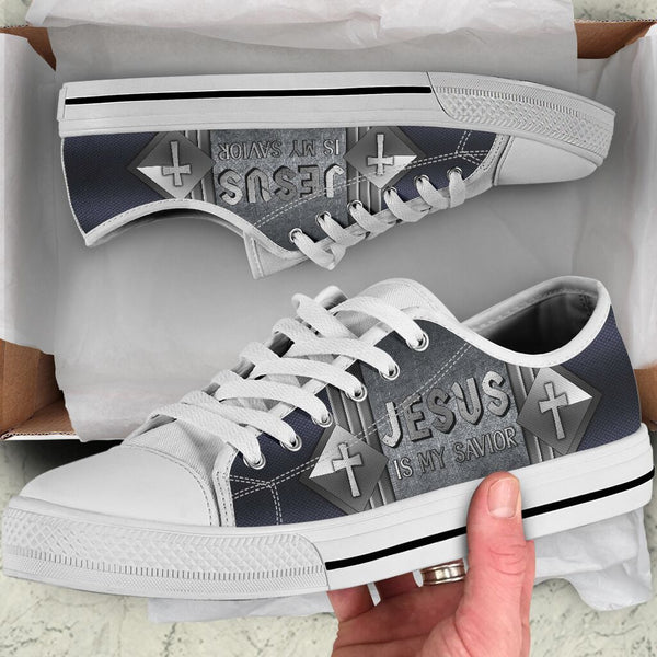 Jesus Is My Savior Lowtop Shoe - Love Love Top Shoes