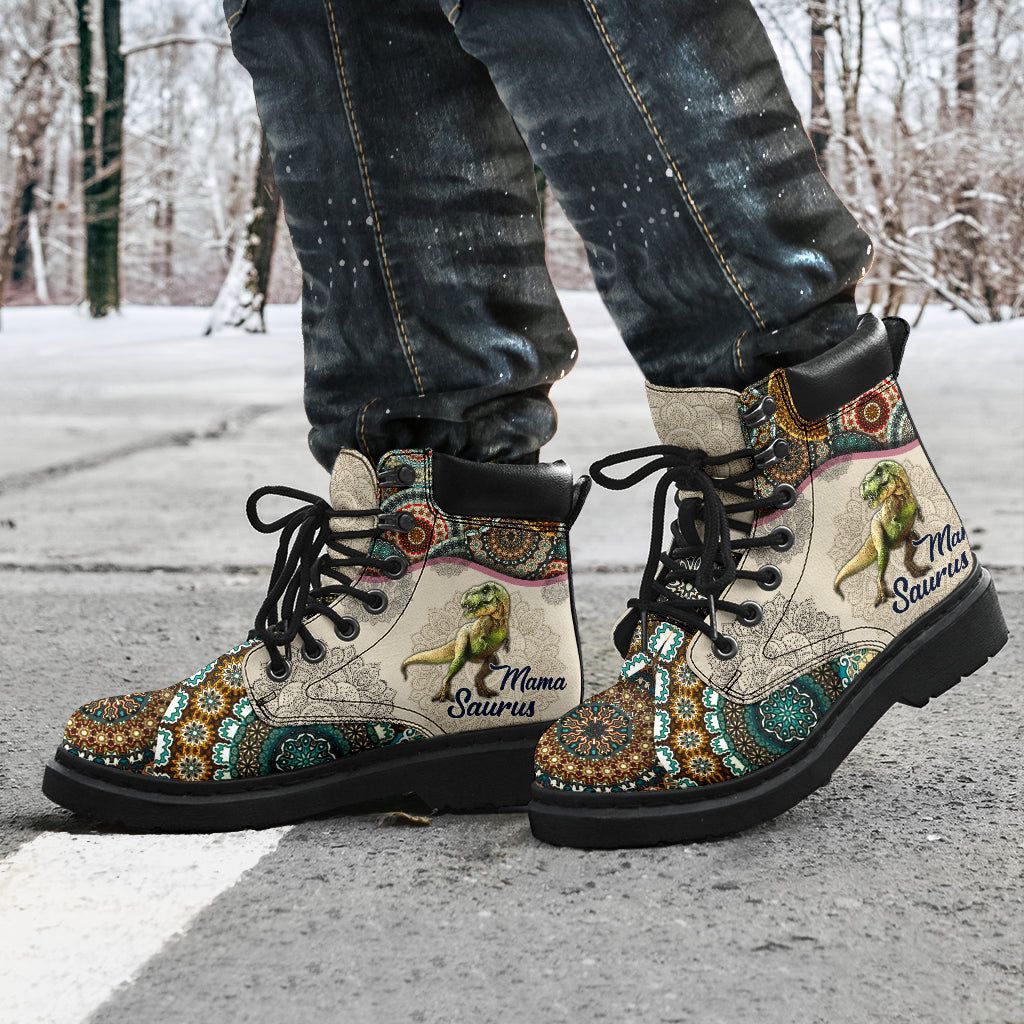 Mama Saurus - Vintage Mandala Asboot Sky - Love All Season Boots