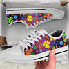 Dog Paw Flower Color - Low Top Shoe - Love Love Top Shoes