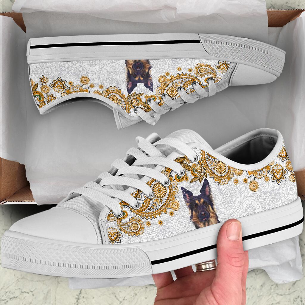 German Shepherd Low Top Shoe - Love Love Top Shoes