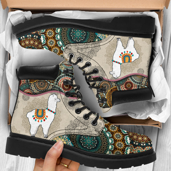 Llama - Vintage Mandala Asboot - Love All Season Boots