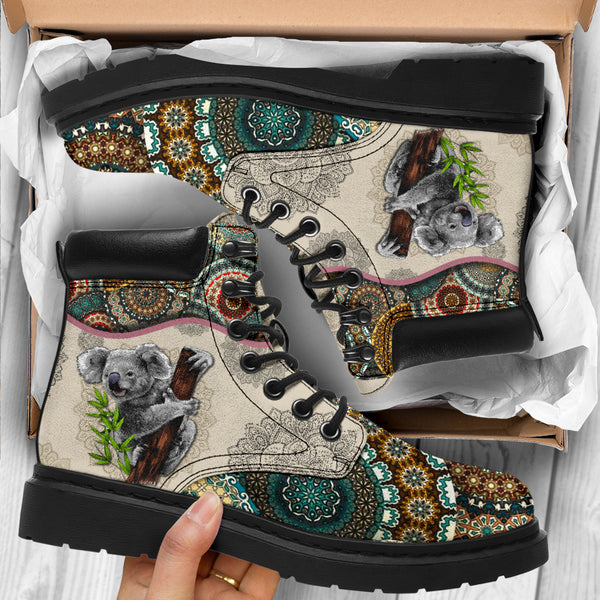 Koala - Vintage Mandala Asboot Sky - Love All Season Boots