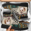 Shih Tzu - Vintage Mandala Asboot Sky - Love All Season Boots