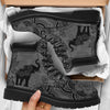 Elephant Mandala Edition Gray Boots Sky - Love All Season Boots