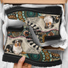 Australian Shepherd - Vintage Mandala Asboot Sky - Love All Season Boots