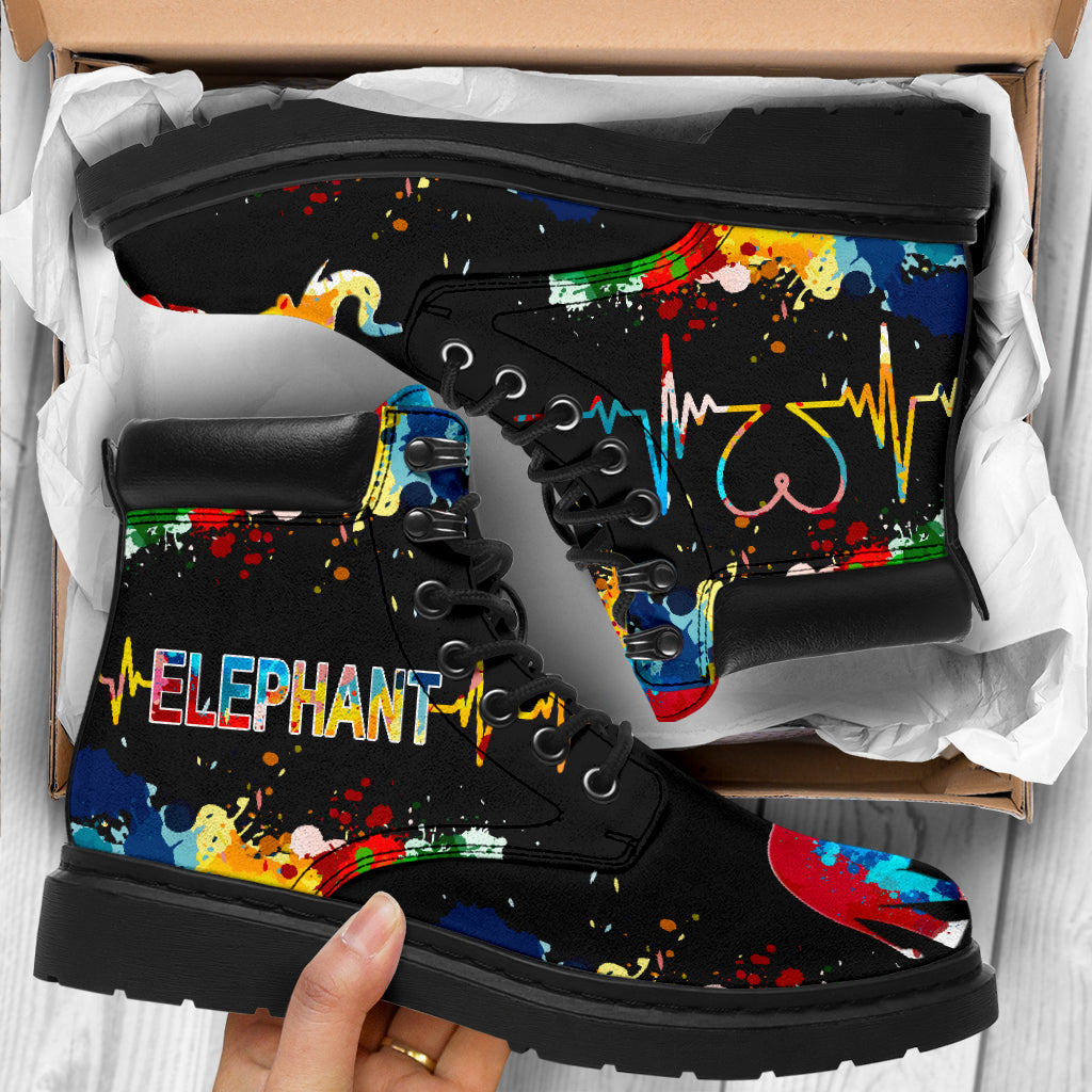 Love Elephant Colors Asboots - Love All Season Boots