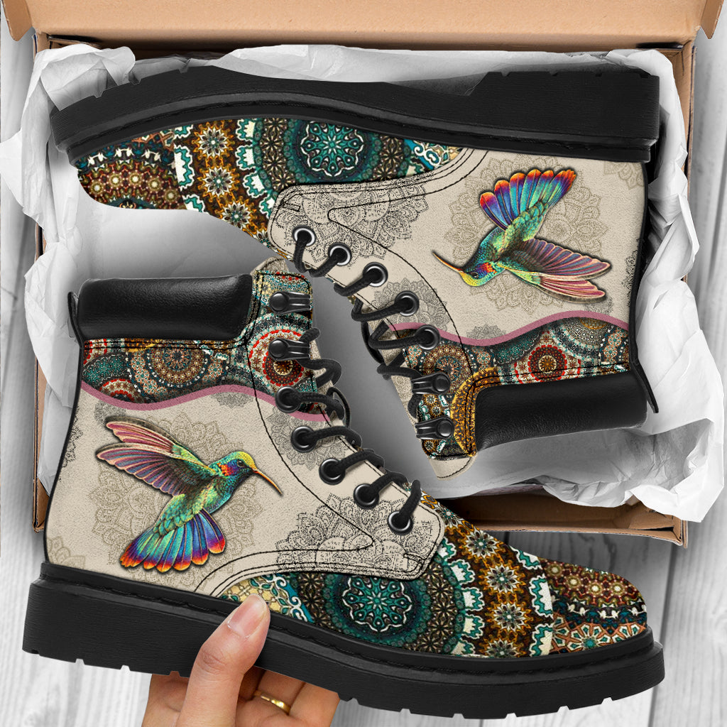 Hummingbird - Vintage Mandala Asboot Sky Kd - Love All Season Boots