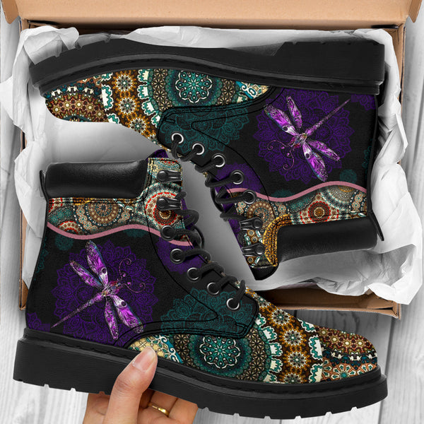 Dragonfly - Vintage Mandala Asboot Sky Kd - Love All Season Boots