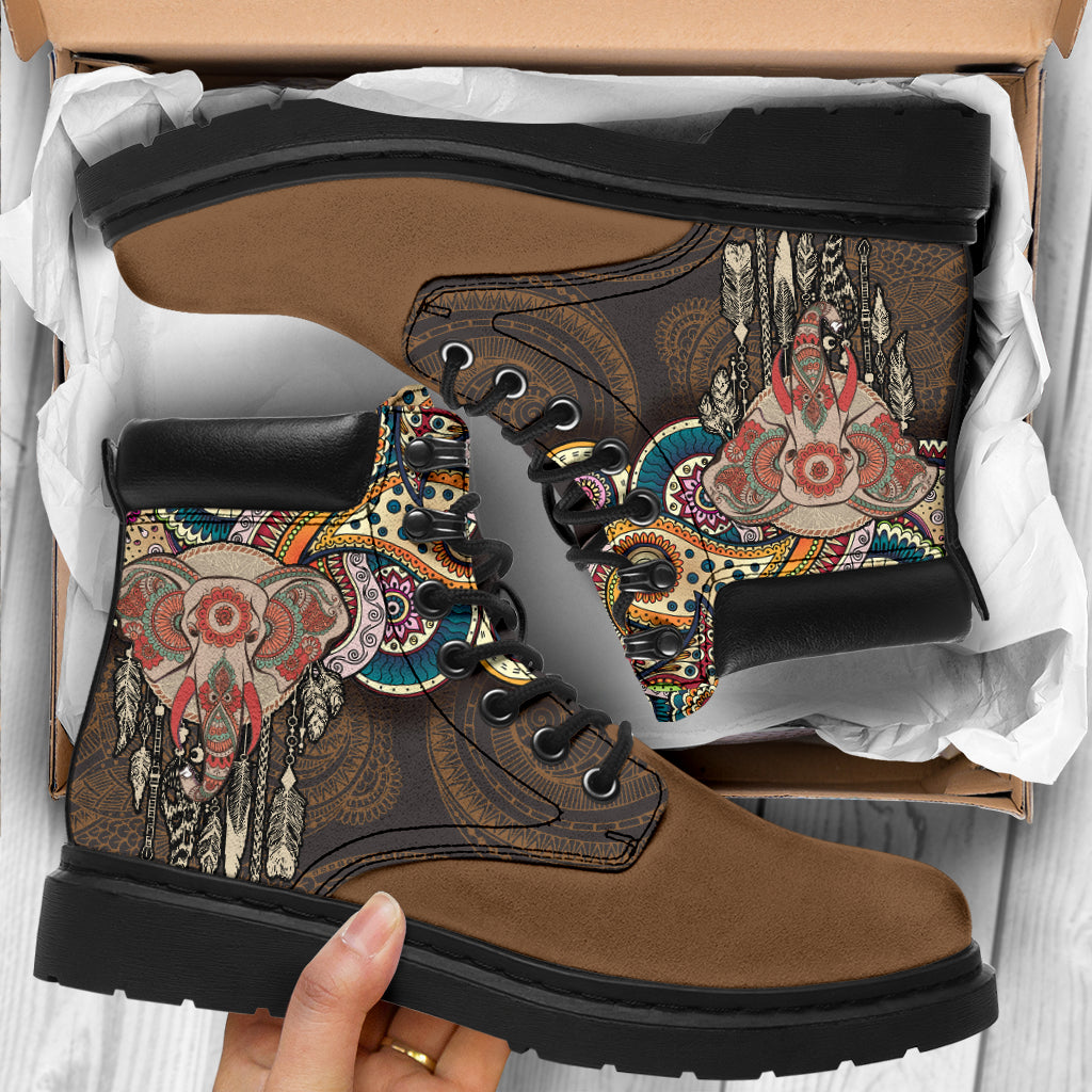 Elephant Henna Paisley Color Asboot - Tl - Love All Season Boots