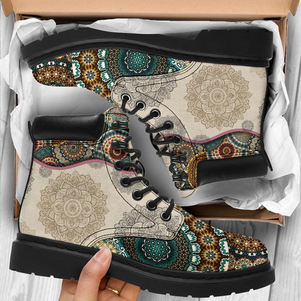 Horse - Vintage Mandala Asboot Kd - Love All Season Boots