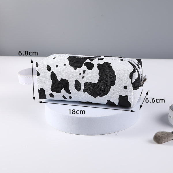 Cow Pattern Waterproof Handbag Makeup Bag Cosmetic Travel Bag