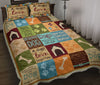 A Dogs Love QBS Quilt Bed Set Bedroom Decoration Twin/Queen/King Size Bedding