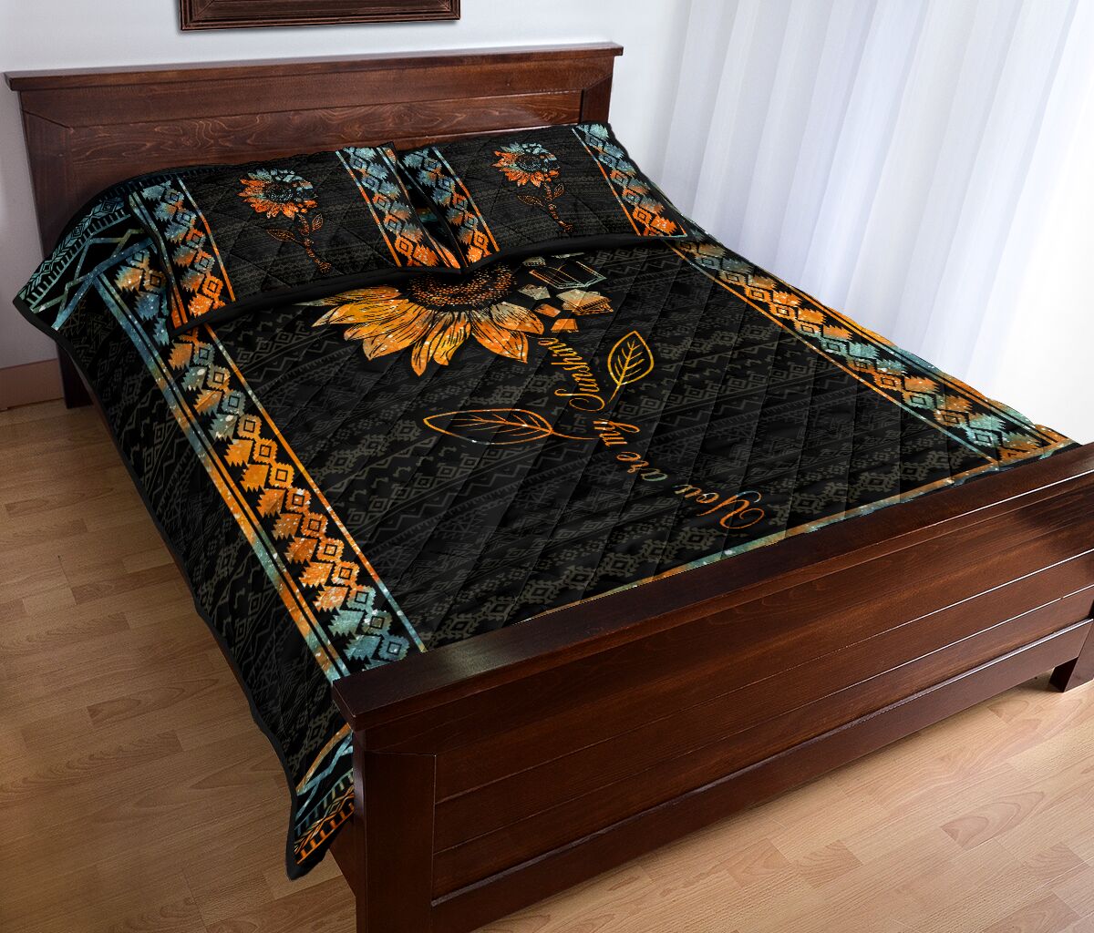 Book Boho Seamless QBS Comfortable Quilt Bedding Set Bedroom Decoration Twin/Queen/King Size Bedding