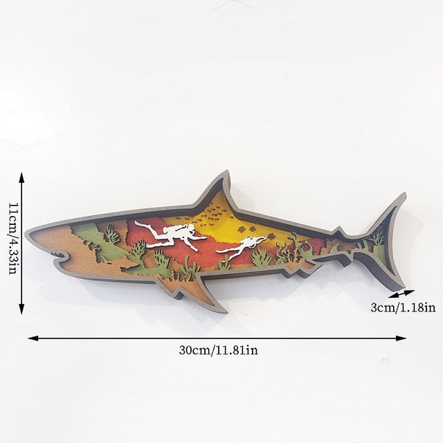 Christmas Wooden Decoration Animal Wolf Statue Miniature Wolf Totem Ornament Office Accessories Forest Ornament Animal Figurines