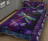 Dragonfly Dazzling QBS Comfortable Quilt Bedding Set Bedroom Decoration Twin/Queen/King Size Bedding