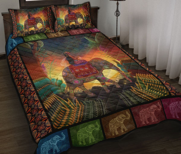 Elephant Dream QBS Quilt Bedding Set Bedroom Decoration Twin/Queen/King Size Bedding