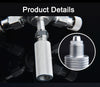 Stainless Steel Multi Way Aquarium CO2 Splitter Distributor Check Valve Solenoid Valve CO2 Regulator Rector Fish Tank Accessory