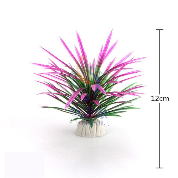 New 13cm Underwater Artificial Aquatic Plant Ornaments For Aquarium Fish Tank Green Water Grass Landscape Decoration