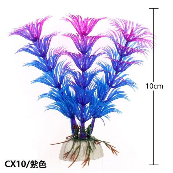 37CM Green Artificial Eco Friendly Plastic Aquarium Fake Water Plants Home Fsh Tank Decoration Accessories