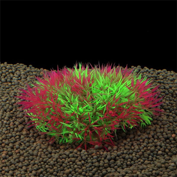 Plastic 1pcs/ Artificial Aqua turf Ornaments Simulation Plant Aquarium Decorative landscape Accessories Aquatic plants