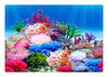 Aquarium Landscape Sticker Poster Fish Tank 3D Background Sticker Double-sided Ocean Sea Plants Aquarium Decor Accessories