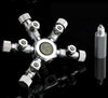 Stainless Steel Multi Way Aquarium CO2 Splitter Distributor Check Valve Solenoid Valve CO2 Regulator Rector Fish Tank Accessory
