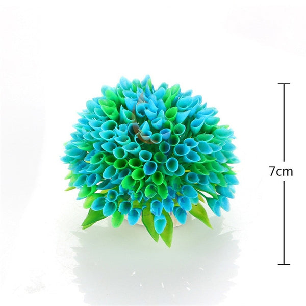 Plastic 1pcs/ Artificial Aqua turf Ornaments Simulation Plant Aquarium Decorative landscape Accessories Aquatic plants