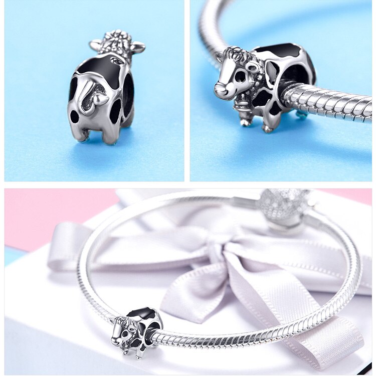 Animal Cute Cattle Cow Charms
