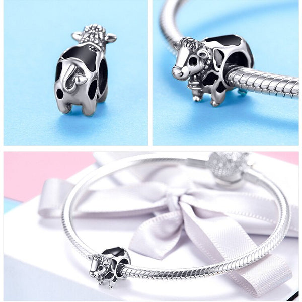 Animal Cute Cattle Cow Charms