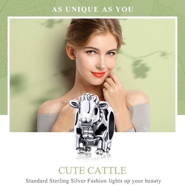 Animal Cute Cattle Cow Charms