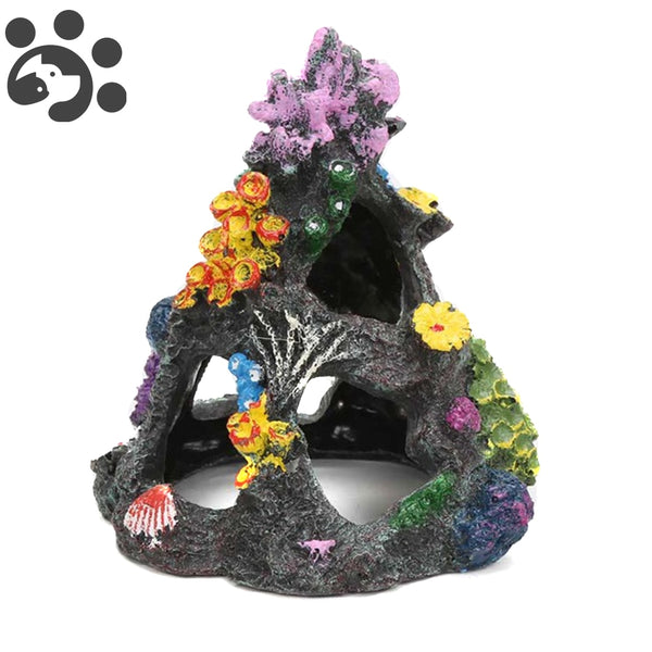 Aquarium decoration artificial  Coral Mountain Synthetic Resin Coral Dazzling Stone for Aquarium Decoration for Fish Tank