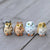 4PCS Owl Figurine Miniature Animal Figure Decoration Fairy Garden Aquarium Fish Tank Animal Statue Resin Craft