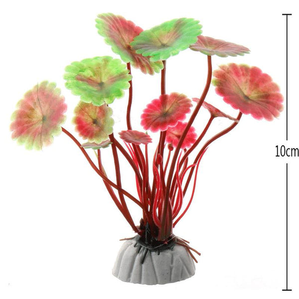 Artificial Aquarium Plant Decoration Fish Tank Submersible Flower Grass Ornament Decor For Aquarium Underwater Plant 10-30cm