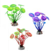 Artificial Aquarium Plant Decoration Fish Tank Submersible Flower Grass Ornament Decor For Aquarium Underwater Plant 10-30cm