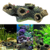 Resin Rockery Fish Tank Landscape Aquarium Decoration Rockery Mountain Hiding Cave Pet Supplies Ornament 1pc